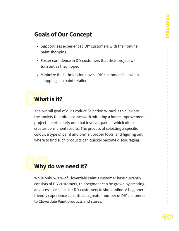 cliq bottom half of homepage mockup